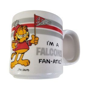 Garfield Jim Davis I'm a Falcons Fan-Atic Jim Davis 1978 Mint Mug